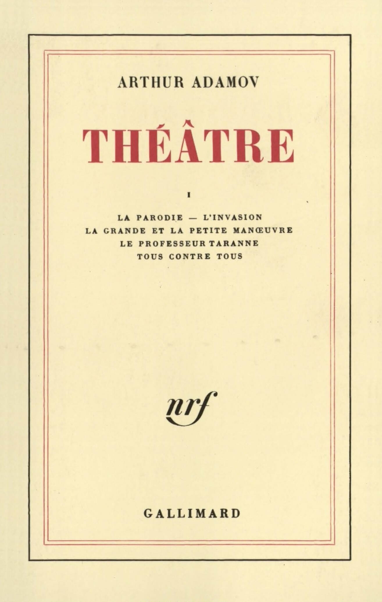 Théâtre - Click to enlarge picture.