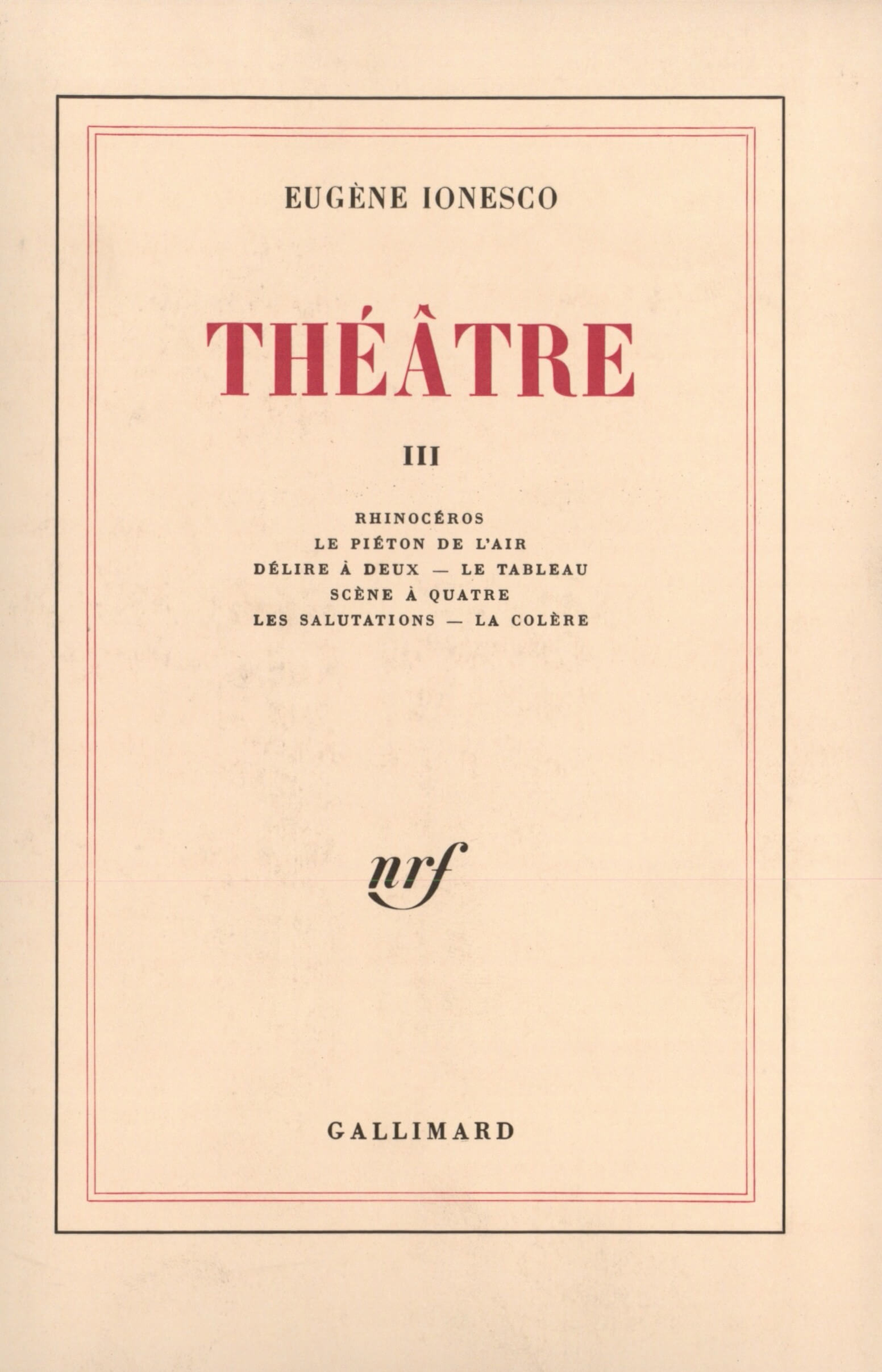 Théâtre - Click to enlarge picture.