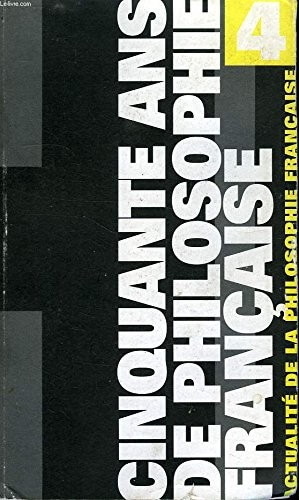 Actualité de la philosophie française - Click to enlarge picture.