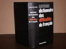 Nouveau dictionnaire des difficultés du Français - Click to enlarge picture.