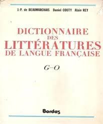 Dictionnaire des littératures de la langue Française - Click to enlarge picture.
