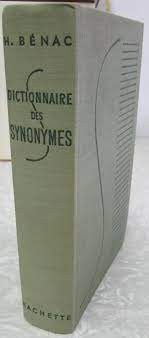 Dictionnaire des synonymes - Click to enlarge picture.