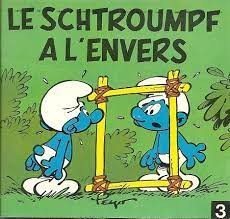 Le Schtroumpf à l'envers - Click to enlarge picture.