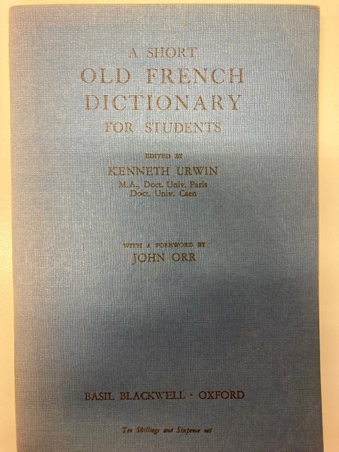 A short old French Dictionary for students - Click to enlarge picture.