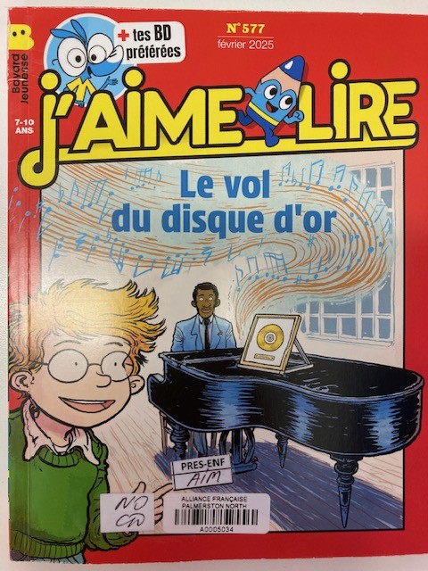 Le vol du disque d'or - Click to enlarge picture.