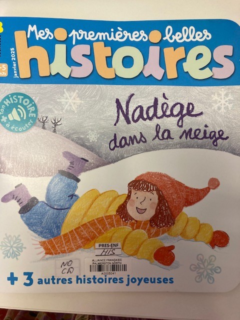 Nadège dans la neige - Click to enlarge picture.