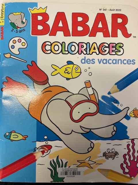 Coloriages de vacances - Click to enlarge picture.
