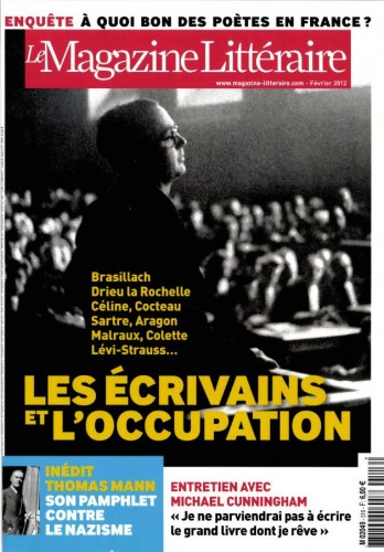 Les écrivains et l'occupation - Click to enlarge picture.