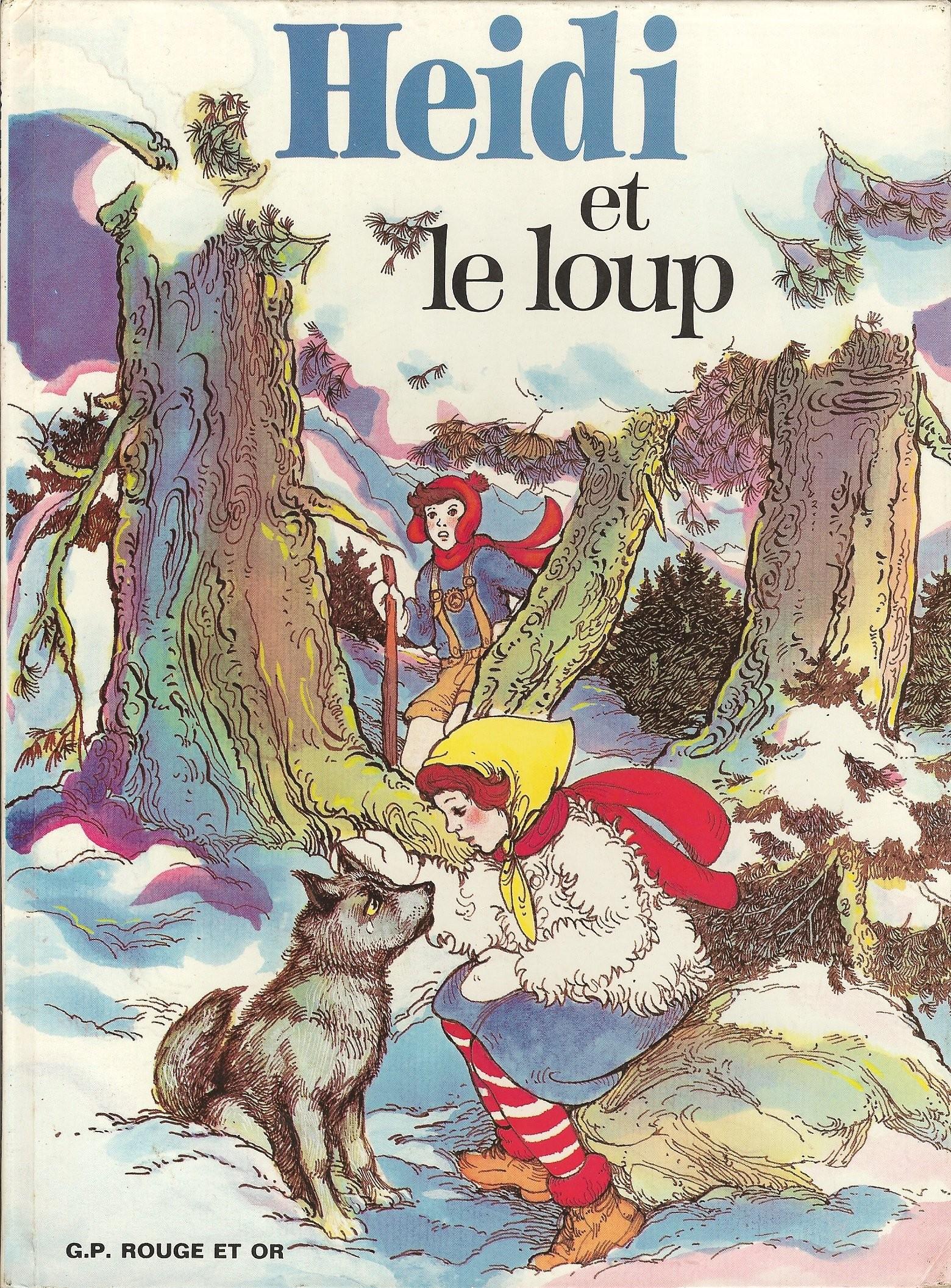 Heidi et le loup - Click to enlarge picture.