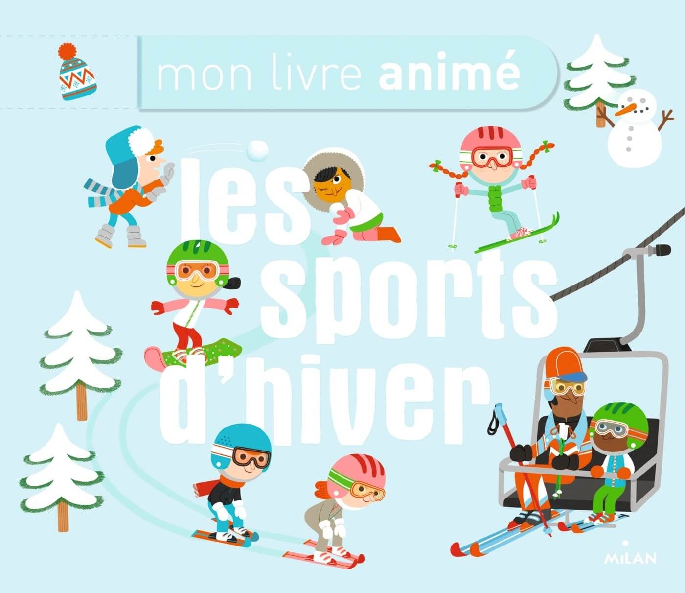 Mon livre animé: les sports d'hiver - Click to enlarge picture.