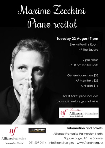 Maxime Zecchini Piano recital - General Admission