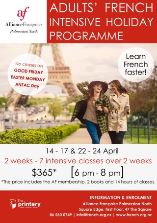 Adults' French Intensive Holiday Programme April 2025