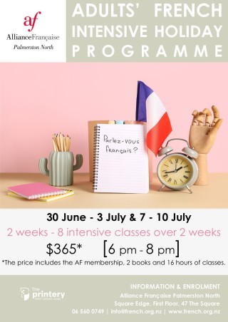 Adults' French Intensive Holiday Programme July 2025